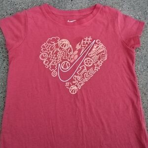 Nike Kids Red Graphic T-Shirt